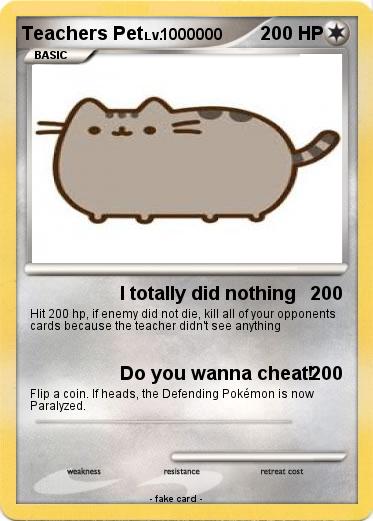 Pokemon Teachers Pet