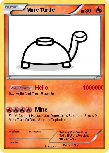 Pokemon Mine Turtle