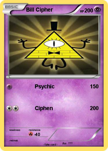 Pokemon Bill Cipher