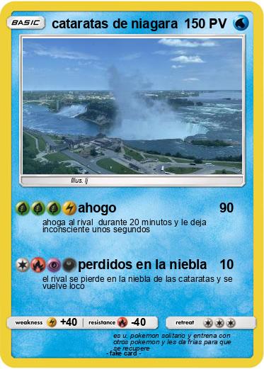 Pokemon cataratas de niagara