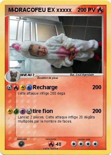 Pokemon M-DRACOFEU EX xxxxx