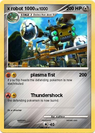 Pokemon x robot 1000