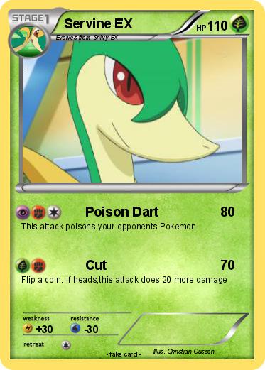 Pokemon Servine EX
