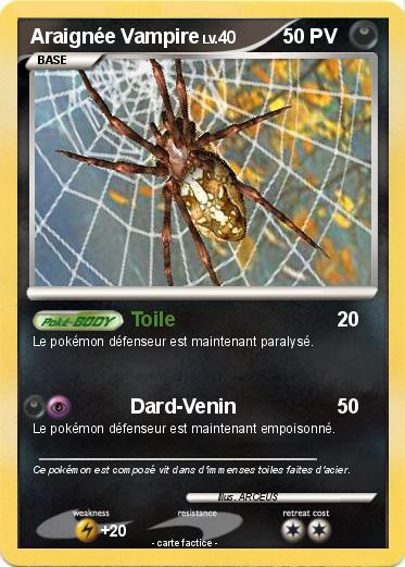 Pokemon Araignée Vampire