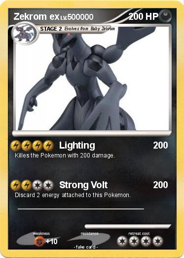 Pokemon Zekrom ex