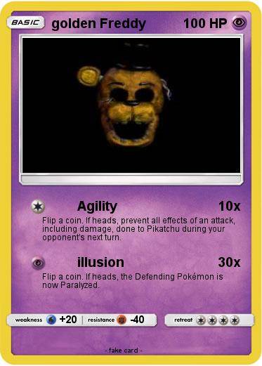 Pokemon golden Freddy