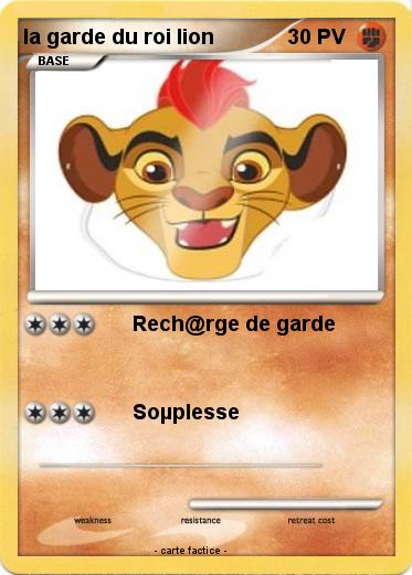 Pokemon la garde du roi lion