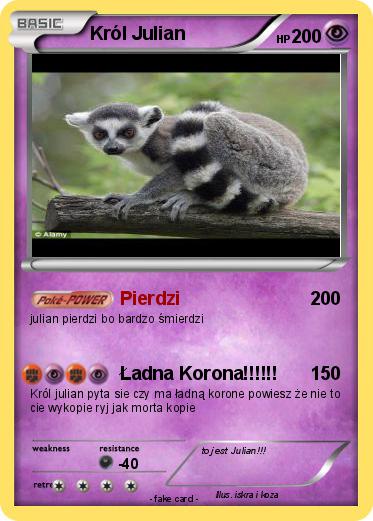 Pokemon Król Julian