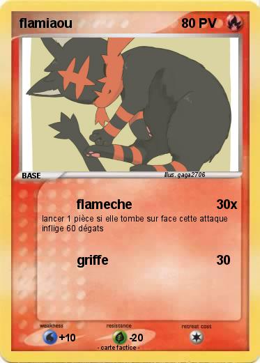 Pokemon flamiaou