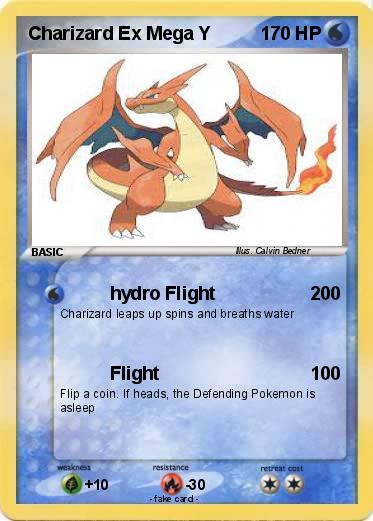 Pokemon Charizard Ex Mega Y