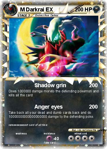 Pokemon M Darkrai EX