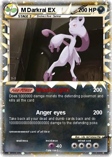 Pokemon M Darkrai EX