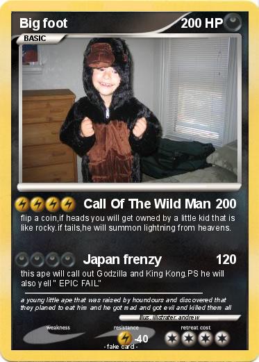 Pokemon Big foot