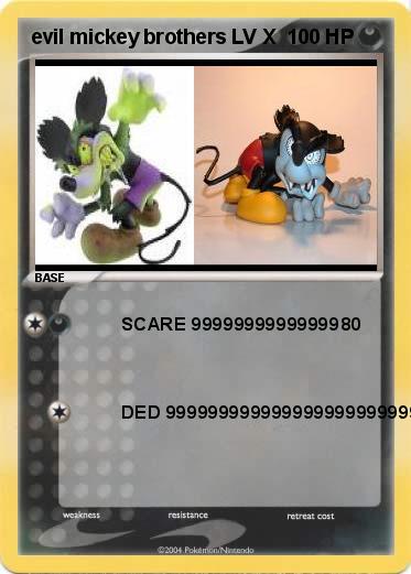 Pokemon evil mickey brothers LV X
