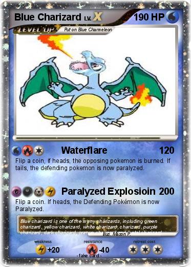 Pokemon Blue Charizard