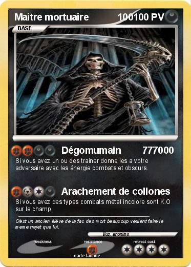 Pokemon Maitre mortuaire           100