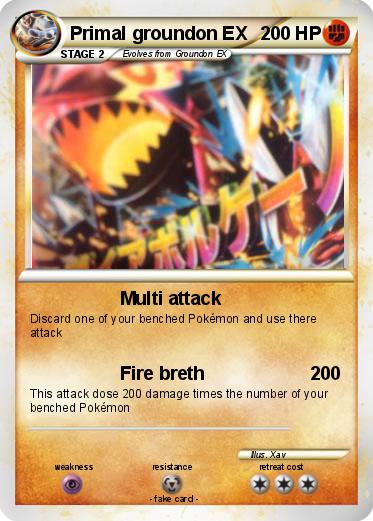 Pokemon Primal groundon EX