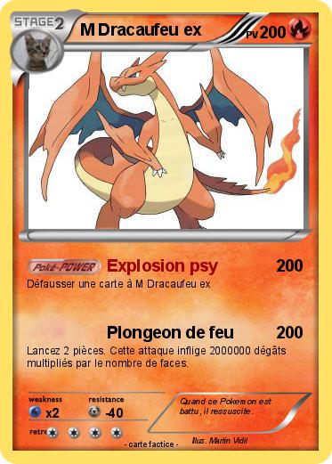 Pokemon M Dracaufeu ex