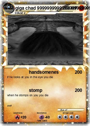 Pokemon giga chad 99999999999999999999999999999