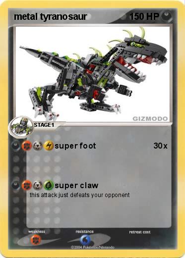 Pokemon metal tyranosaur