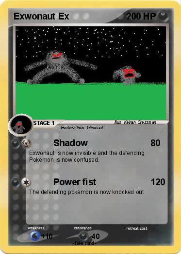 Pokemon Exwonaut Ex
