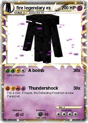Pokemon fire legendary ex
