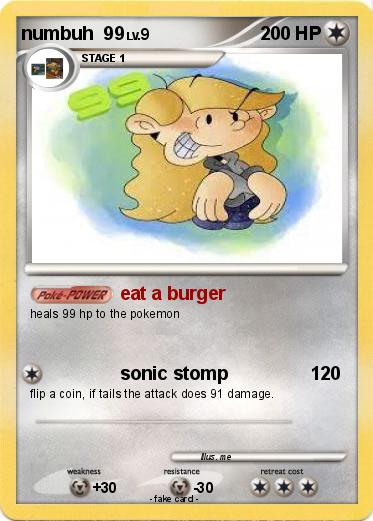 Pokemon numbuh  99