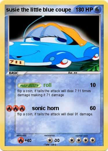 Pokemon susie the little blue coupe