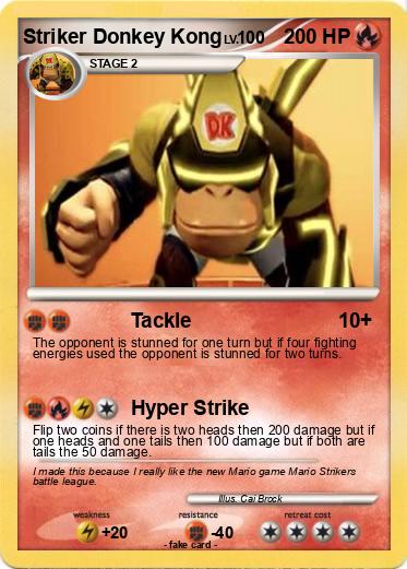 Pokemon Striker Donkey Kong