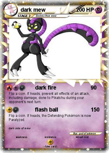 Pokemon dark mew