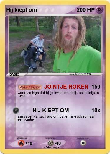 Pokemon Hij kiept om