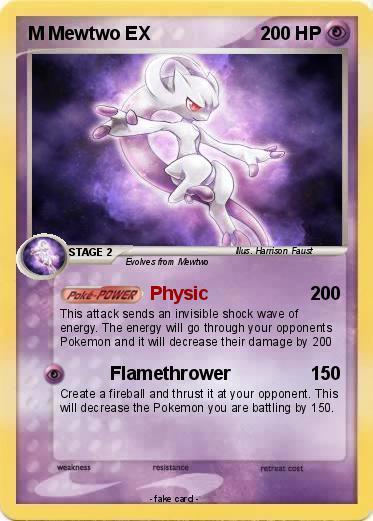 Pokemon M Mewtwo EX