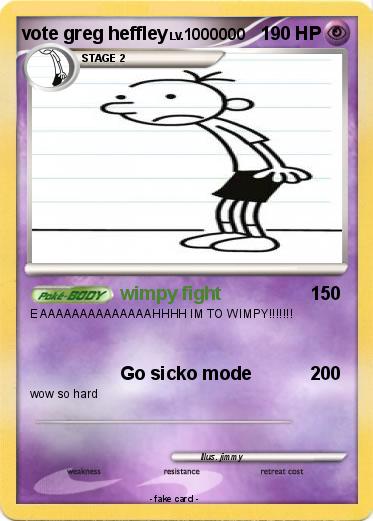 Pokemon vote greg heffley