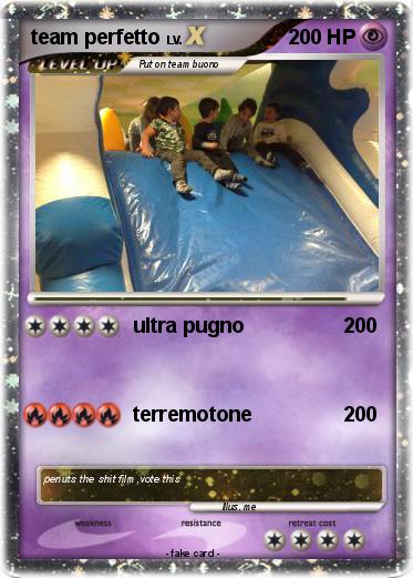 Pokemon team perfetto