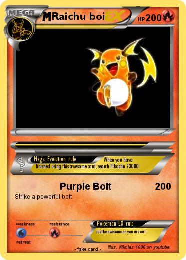 Pokemon Raichu boi