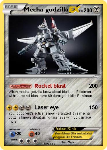 Pokemon Mecha godzilla