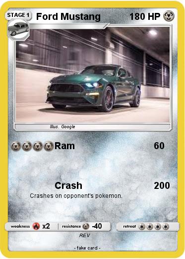 Pokemon Ford Mustang