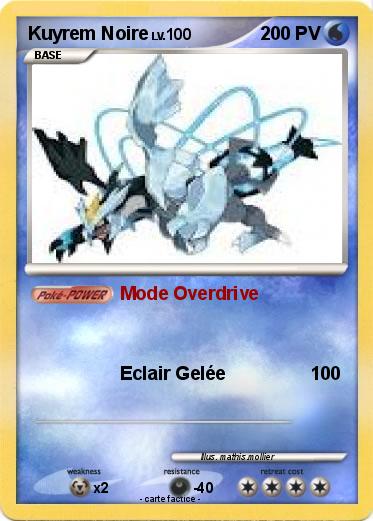 Pokemon Kuyrem Noire