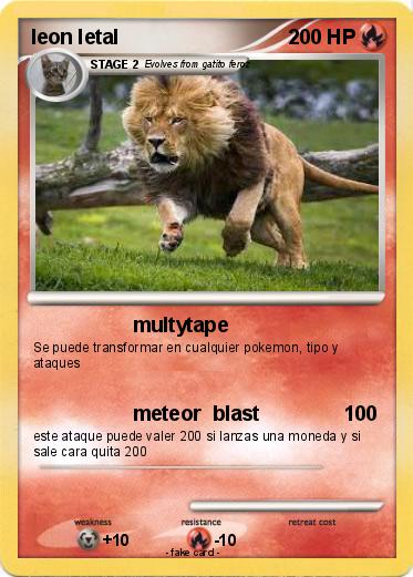 Pokemon leon letal