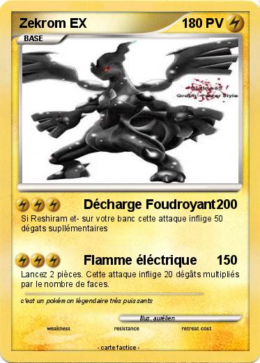 Pokemon Zekrom EX