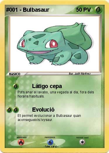 Pokemon #001 - Bulbasaur