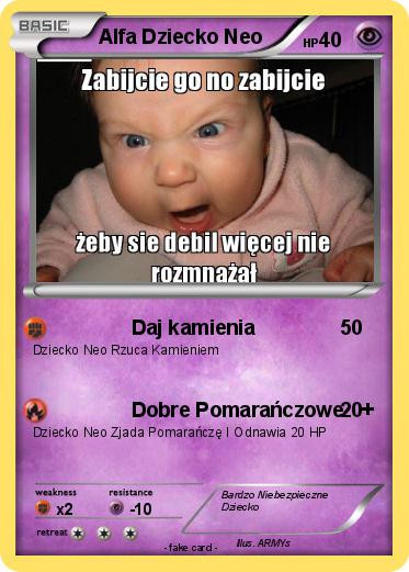 Pokemon Alfa Dziecko Neo