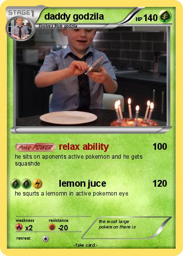 Pokemon daddy godzila