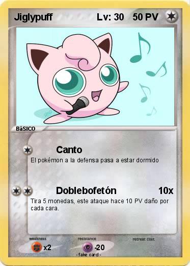 Pokemon Jiglypuff                 Lv: 30