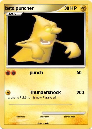 Pokemon beta puncher