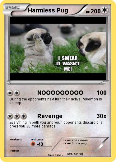 Pokemon Harmless Pug