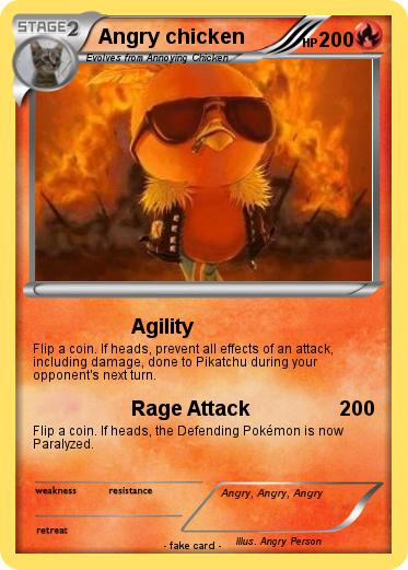 Pokemon Angry chicken