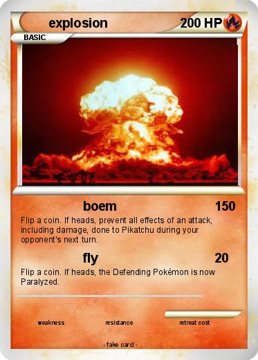 Pokemon explosion