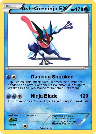 Pokemon Ash-Greninja EX