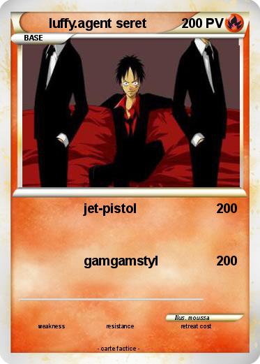 Pokemon luffy.agent seret